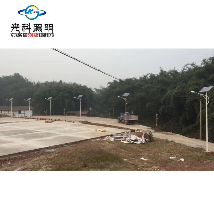 四川市电路灯施工案例